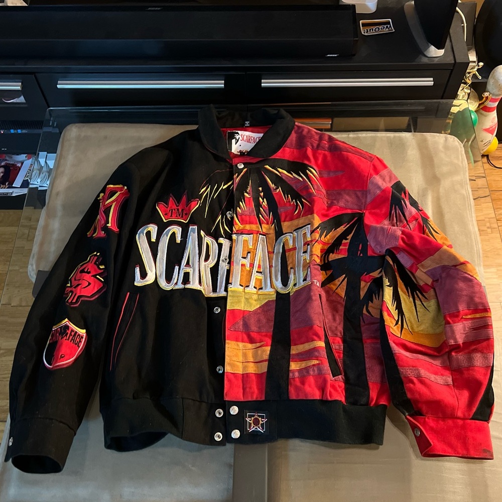 JH Designs Scarface Jacket Size XL NASCAR
